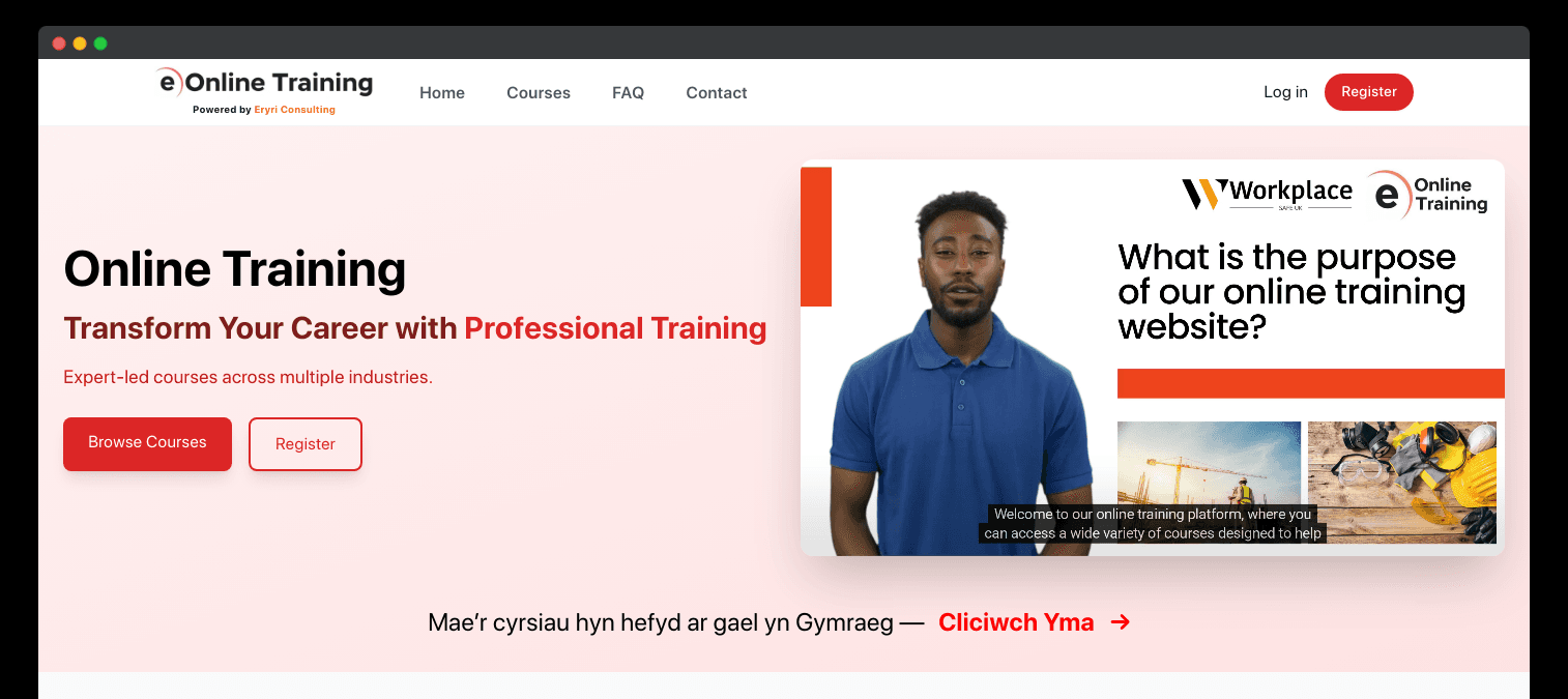 eOnlineTraining screenshot 1